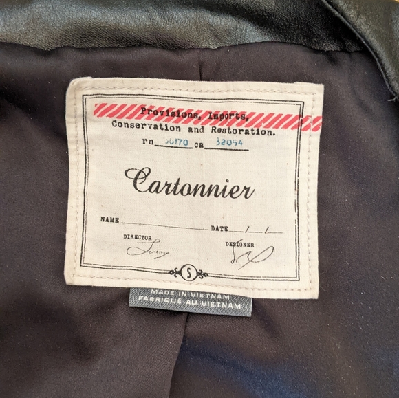 Anthropologie Cartonnier Black Cross Jacket - Picture 4 of 10